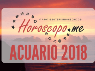 Horóscopo Acuario 2018