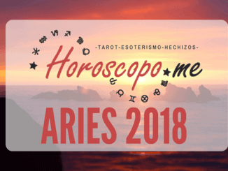 Horóscopo Aries 2018