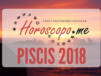 Horóscopo Piscis 2018