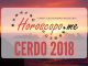 Horóscopo Chino Cerdo 2018